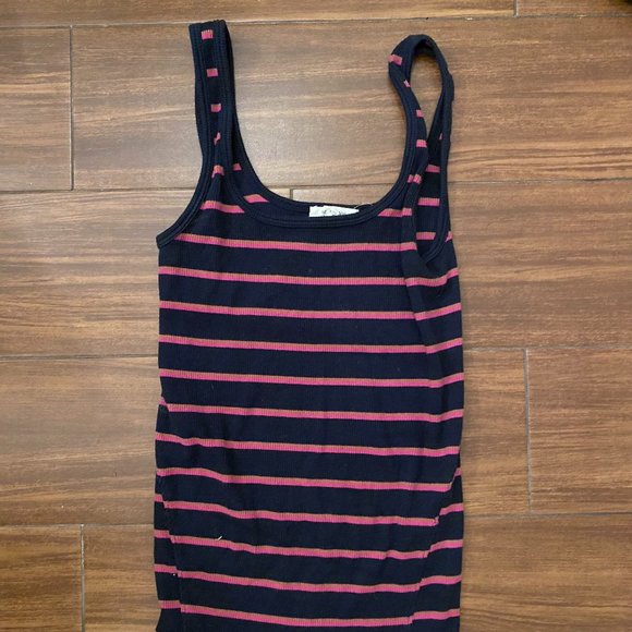 Essential Striped Rib-Knit Tank Top - Picture 4 of 7
